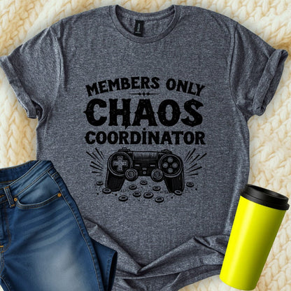 Printify T-Shirt Dark Heather / S Chaos Coordinator T-Shirt