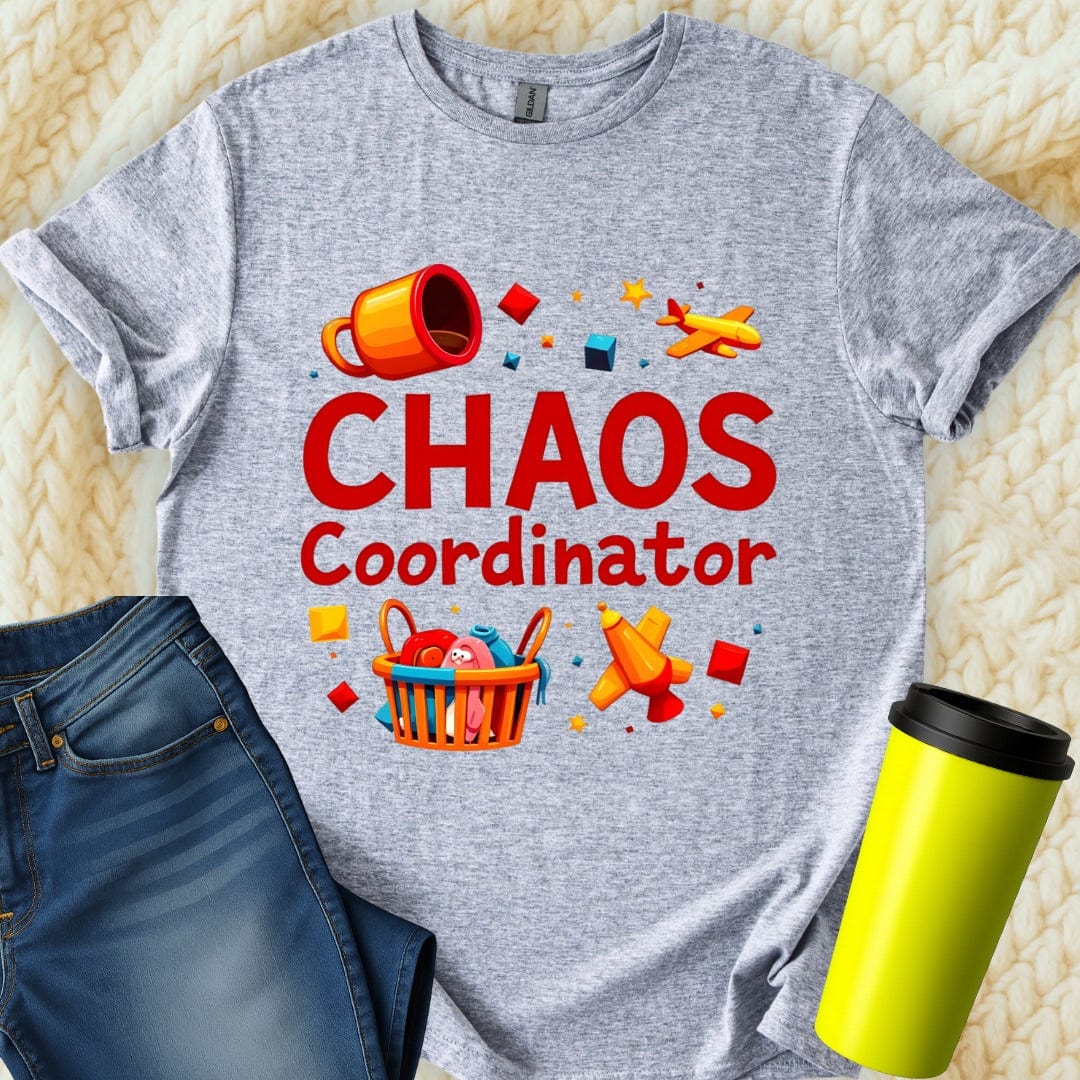 Printify T-Shirt Sport Grey / S Chaos Coordinator T-Shirt