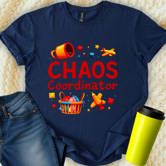 Printify T-Shirt Navy / S Chaos Coordinator T-Shirt