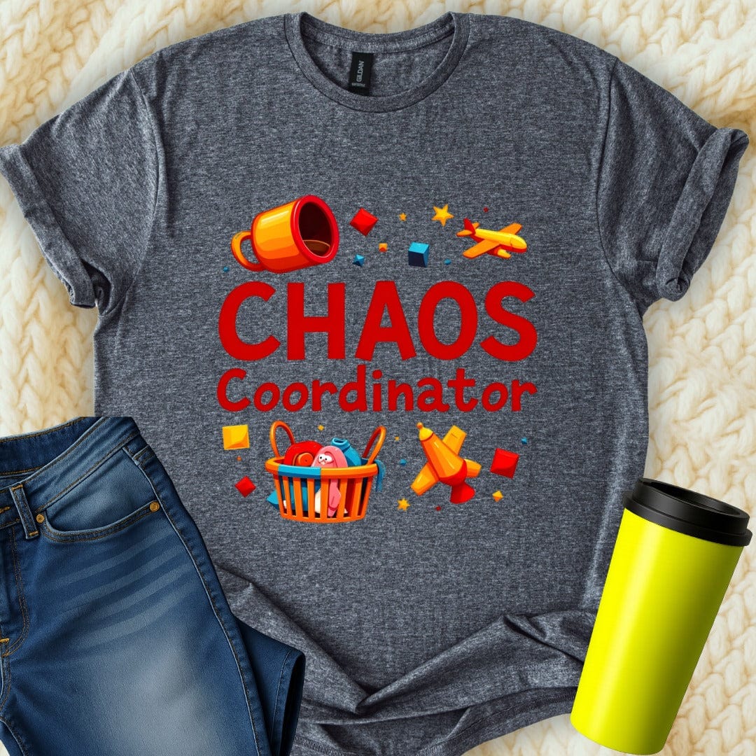 Printify T-Shirt Dark Heather / S Chaos Coordinator T-Shirt