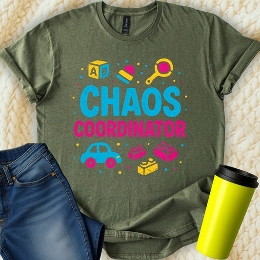 MyDesigns T-Shirt S / Military Green Chaos Coordinator T-Shirt