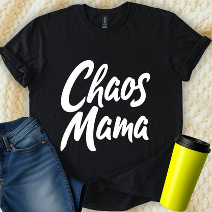 Printify T-Shirt Black / S Chaos Mama T-Shirt