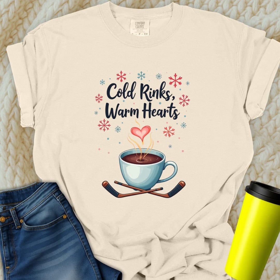 Printify T-Shirt Ivory / S Cold Rinks T-Shirt