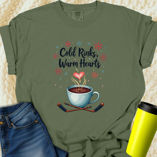 Printify T-Shirt Moss / S Cold Rinks T-Shirt