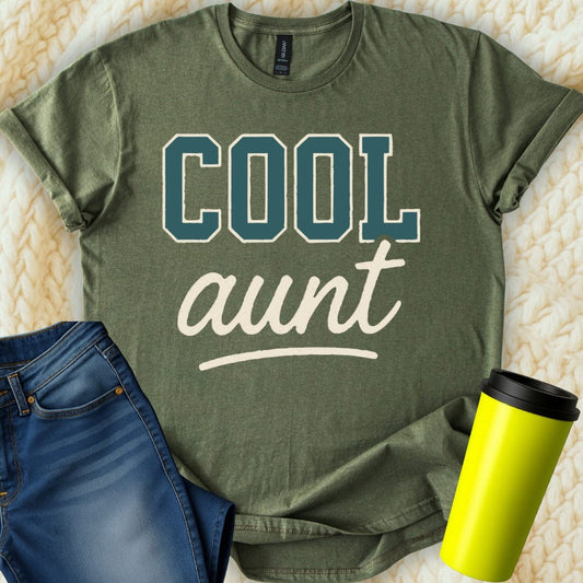 MyDesigns Physical Item Cool Aunt Awesome Design Great Gift Idea Trendy T-Shirt