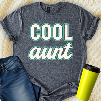 MyDesigns Physical Item Cool Aunt Graphic Design Statement Great Gift Idea T-Shirt