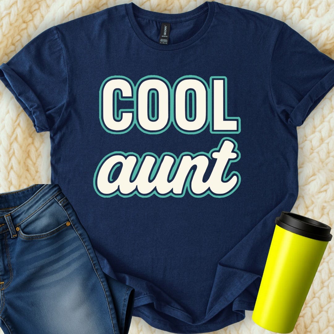 MyDesigns Physical Item Cool Aunt Graphic Design Statement Great Gift Idea T-Shirt