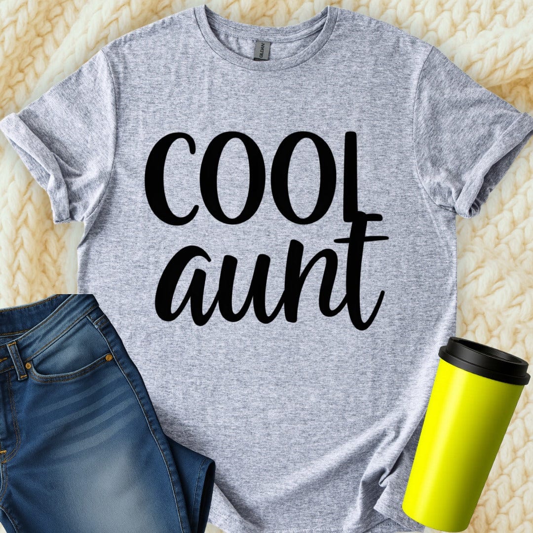 Printify T-Shirt Sport Grey / S Cool Aunt T-Shirt