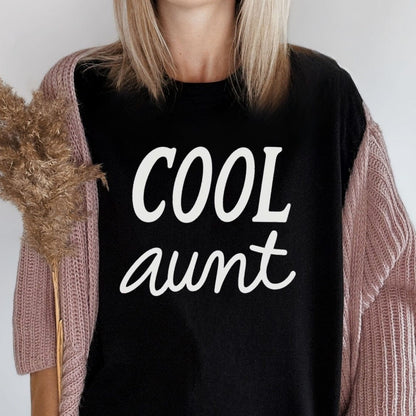 Printify T-Shirt Cool Aunt T-Shirt