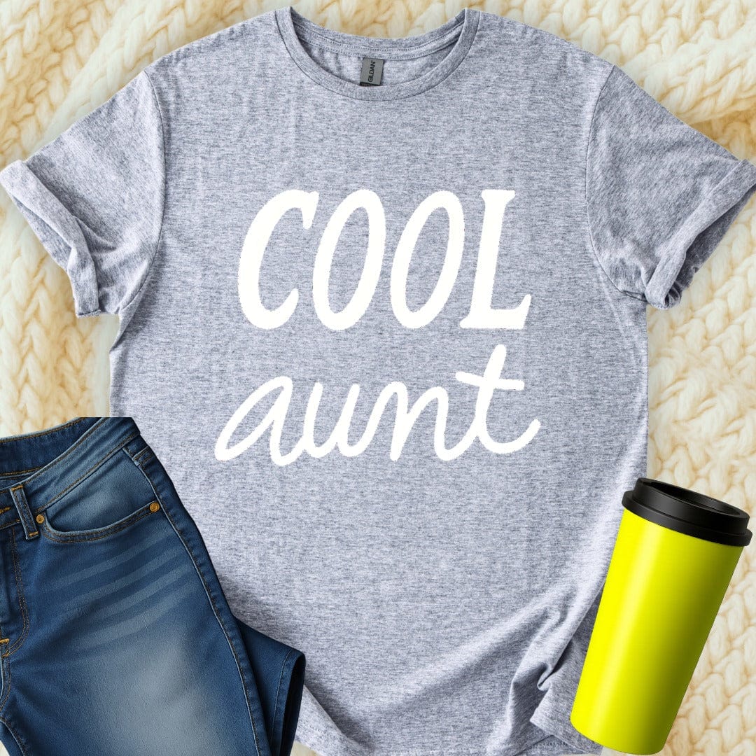 Printify T-Shirt Sport Grey / S Cool Aunt T-Shirt