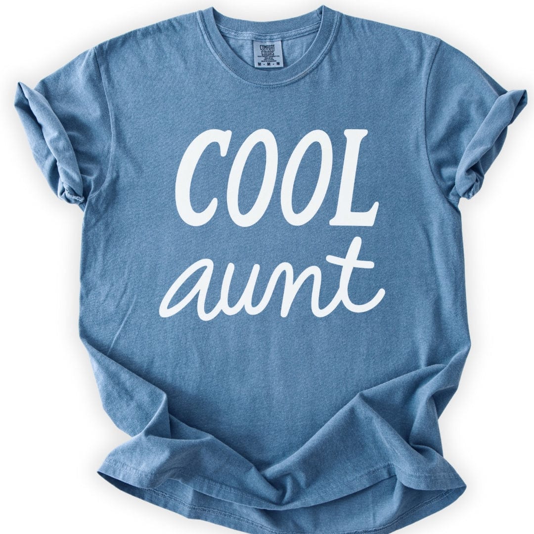 Printify T-Shirt Blue Jean / S Cool Aunt Tee