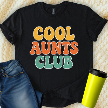 MyDesigns T-Shirt S / Black Cool Aunts Club Retro T-Shirt