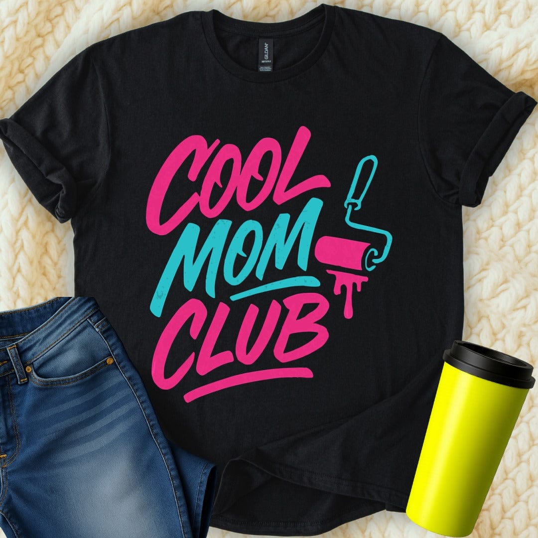 MyDesigns T-Shirt S / Black Cool Mom Club T-Shirt