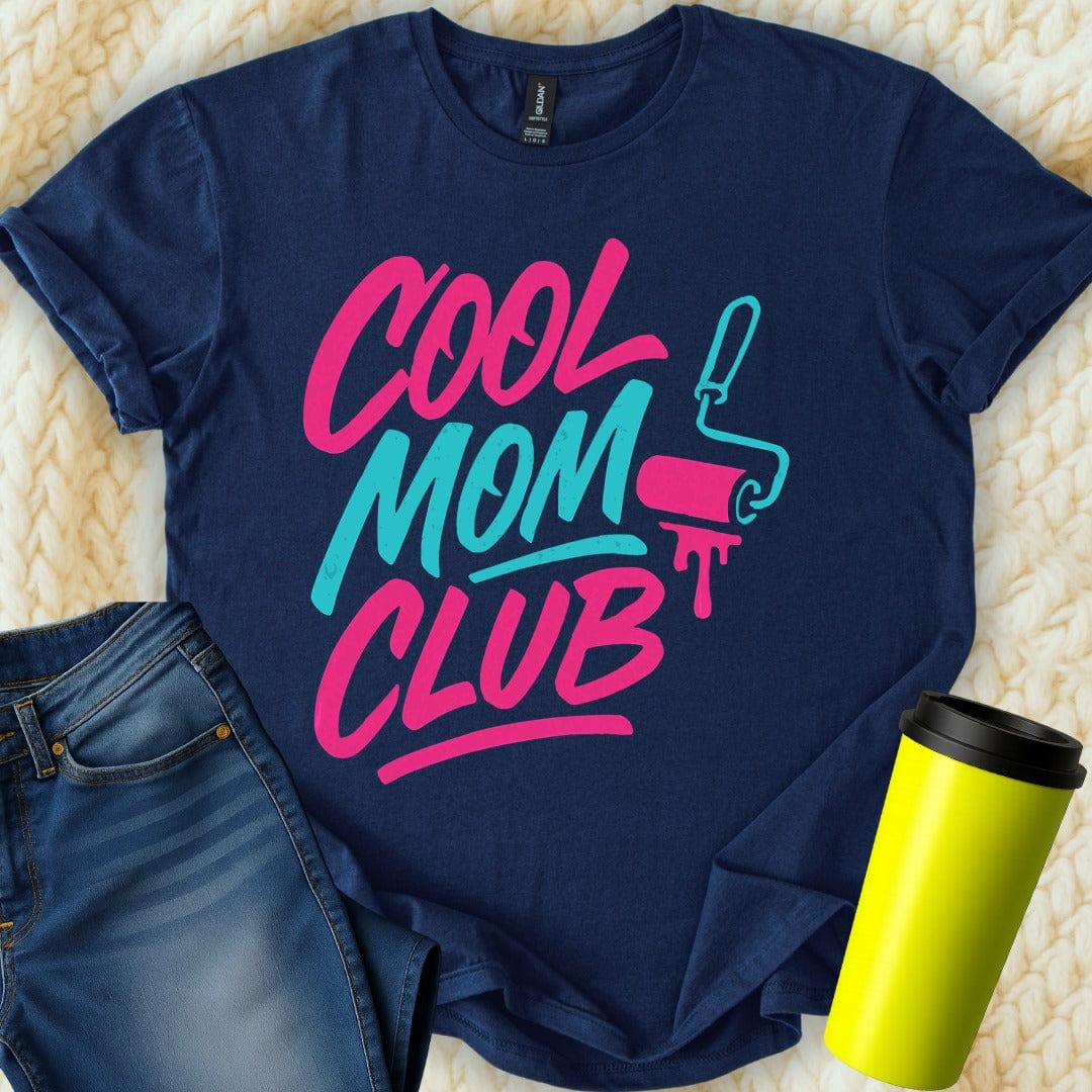MyDesigns T-Shirt S / Navy Cool Mom Club T-Shirt
