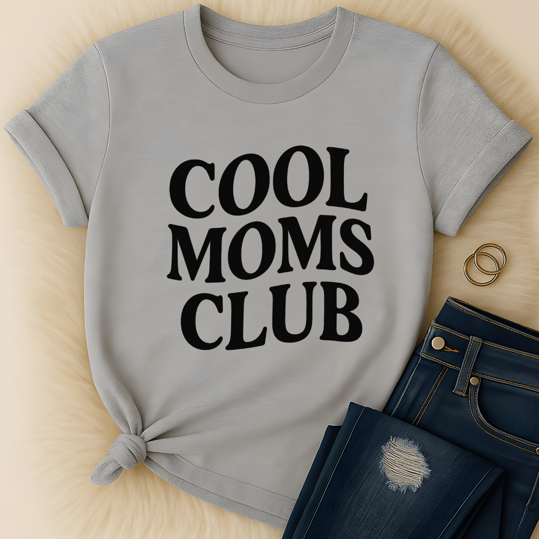 Printify T-Shirt Sport Grey / S Cool Moms Club T-Shirt