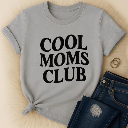 Printify T-Shirt Sport Grey / S Cool Moms Club T-Shirt
