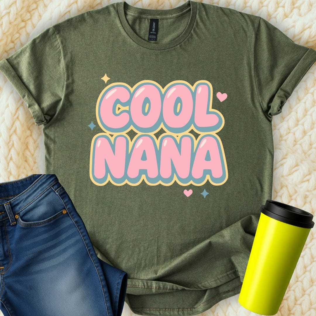MyDesigns Physical Item Cool Nana Design For Grandmothers Great Gift Idea T-Shirt