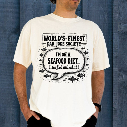 Printify T-Shirt Dad Joke Society Tee