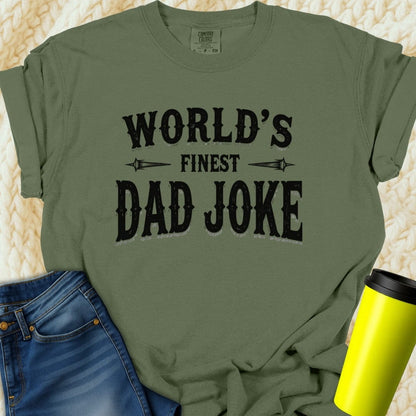 Printify T-Shirt Moss / S Dad Joke Tee