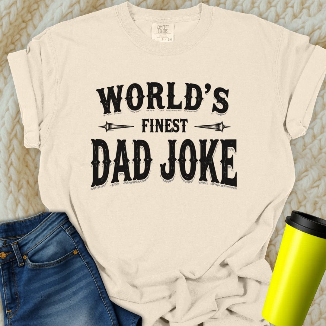 Printify T-Shirt Ivory / S Dad Joke Tee