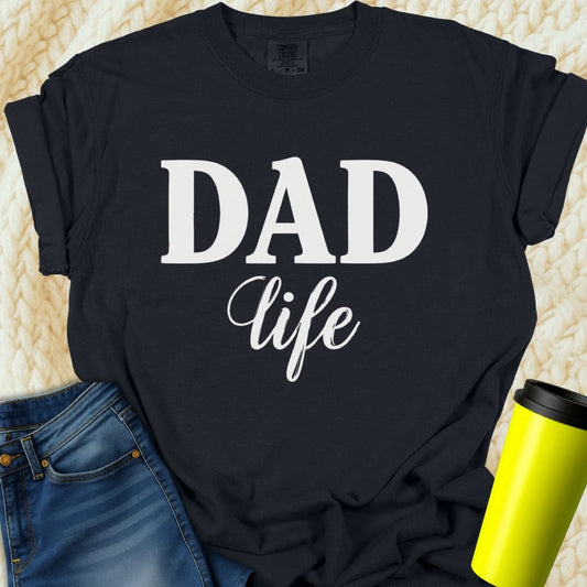 Printify T-Shirt Black / S Dad Life Tee