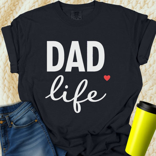 Printify T-Shirt Black / S Dad Life Tee