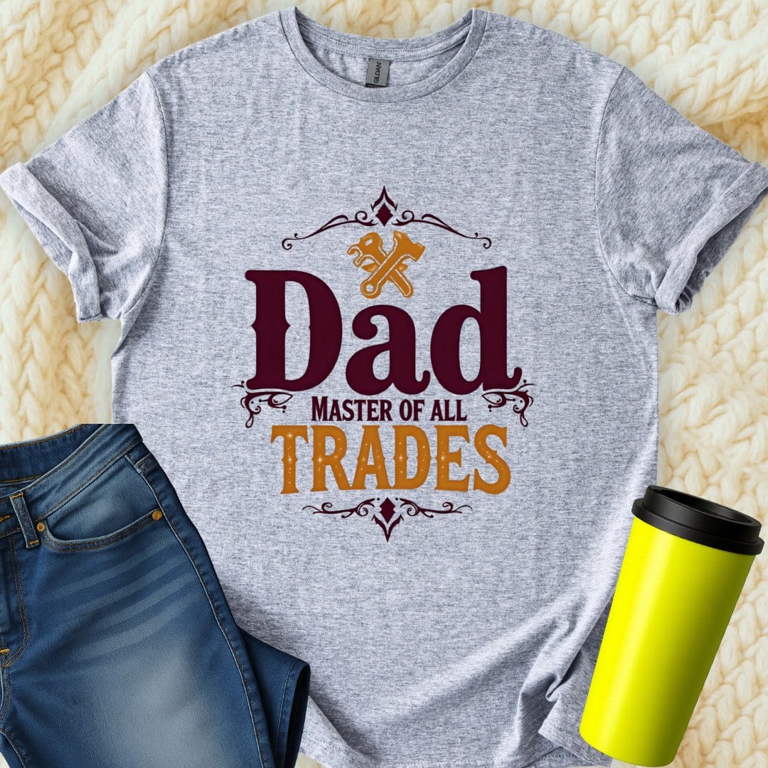 Printify T-Shirt Sport Grey / S Dad Master of... T-Shirt