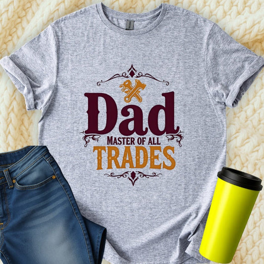 Printify T-Shirt Sport Grey / S Dad Master of... T-Shirt