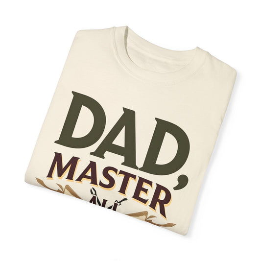 Printify T-Shirt Ivory / S Dad Master of... Tee