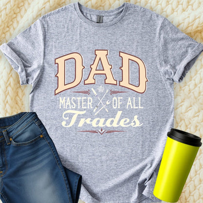 Printify T-Shirt Sport Grey / S Dad Master of Trades T-Shirt