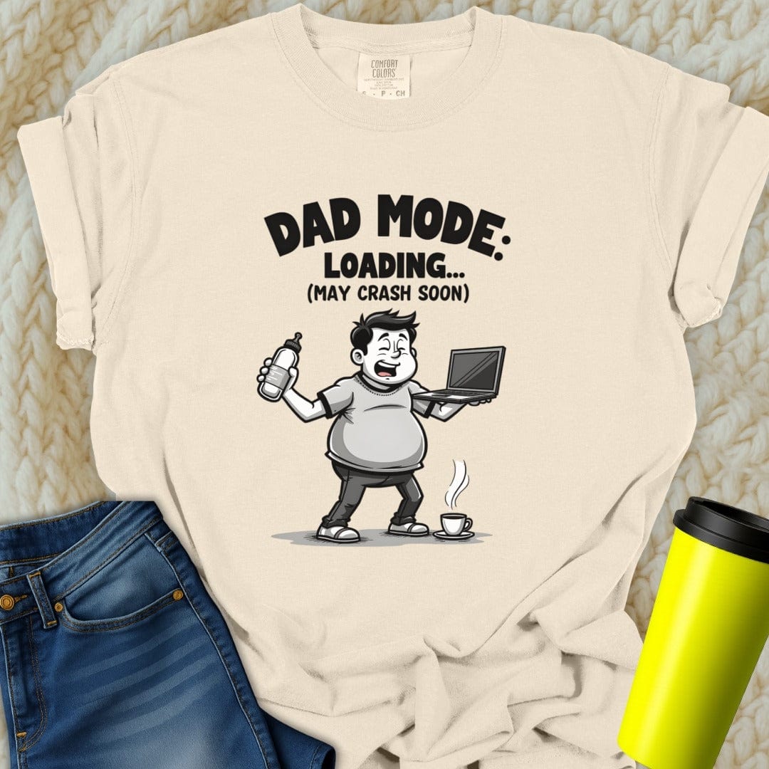 Printify T-Shirt Ivory / S Dad Mode Tee