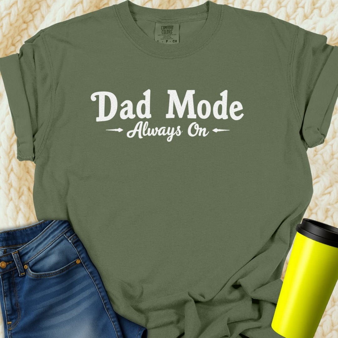 Printify T-Shirt Moss / S Dad Mode Tee