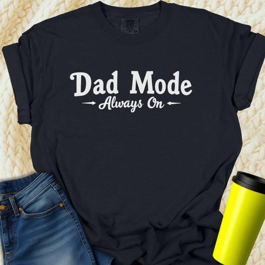 Printify T-Shirt Black / S Dad Mode Tee