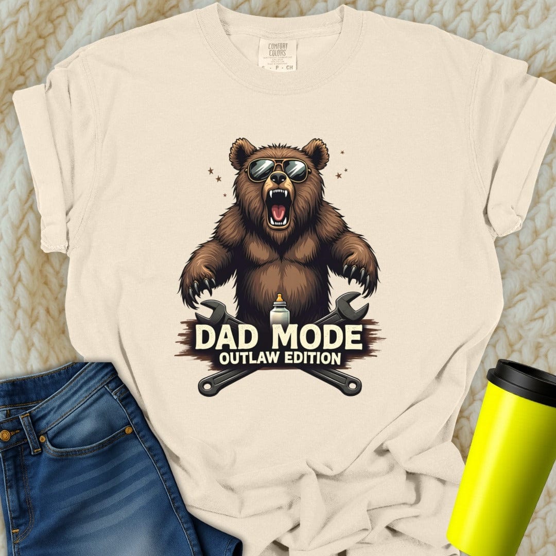 Printify T-Shirt Ivory / S Dad Mode Tee