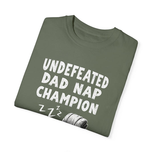Printify T-Shirt Moss / S Dad Nap Champion Tee