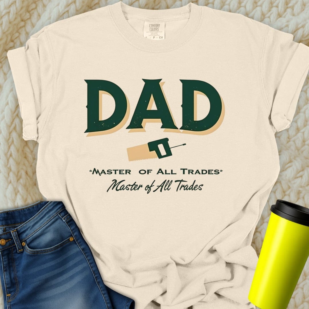 Printify T-Shirt Ivory / S Dad Tee