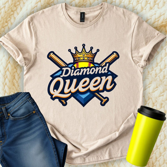 Printify T-Shirt Sand / S Diamond Queen T-Shirt