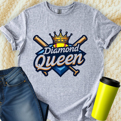 Printify T-Shirt Sport Grey / S Diamond Queen T-Shirt