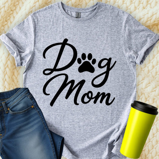 Printify T-Shirt Sport Grey / S Dog Mom T-Shirt