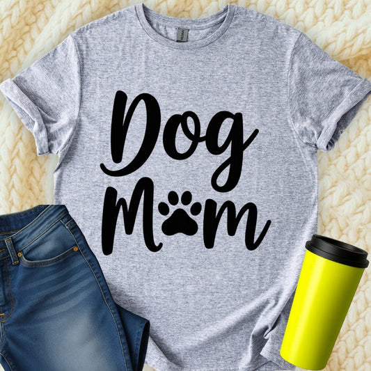 Printify T-Shirt Sport Grey / S Dog Mom T-Shirt