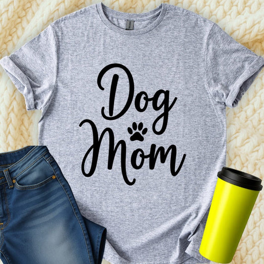 Printify T-Shirt Sport Grey / S Dog Mom T-Shirt
