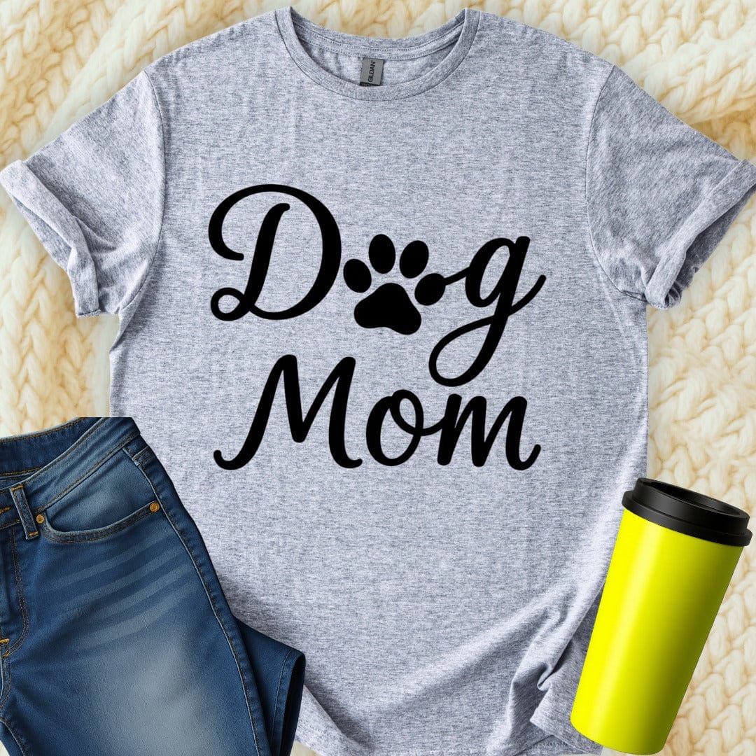 Printify T-Shirt Sport Grey / S Dog Mom T-Shirt