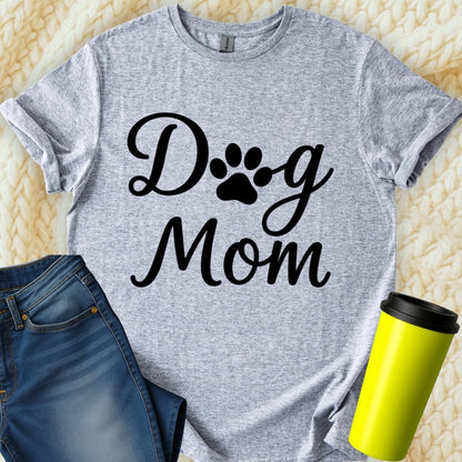 Printify T-Shirt Sport Grey / S Dog Mom T-Shirt