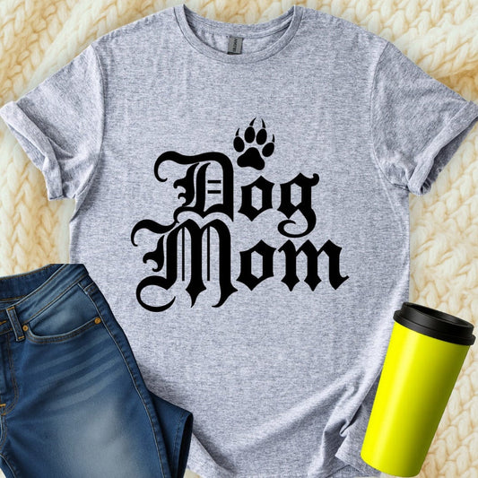 Printify T-Shirt Sport Grey / S Dog Mom T-Shirt