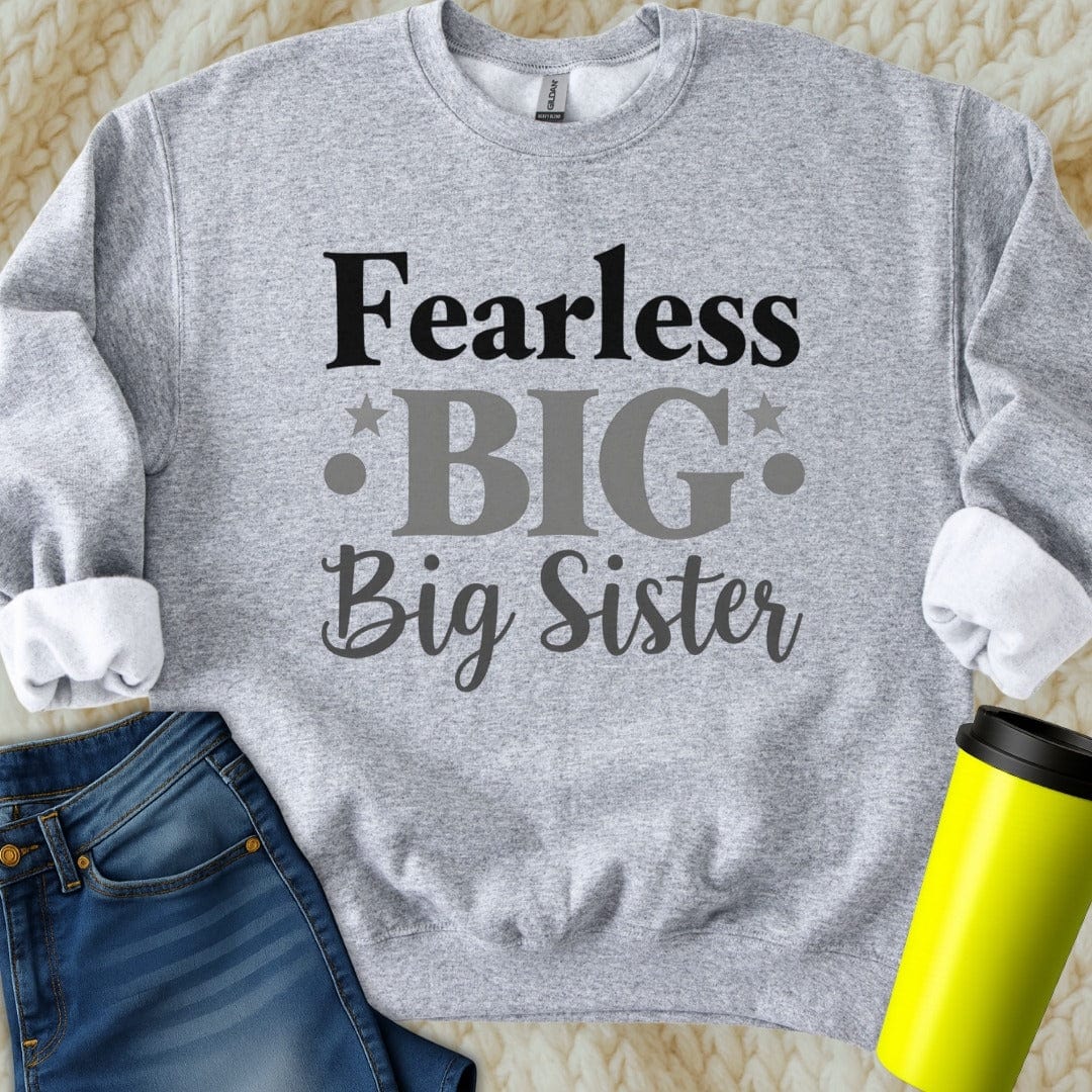 Printify Sweatshirt S / Sport Grey Fearless Sister Sweatshirt