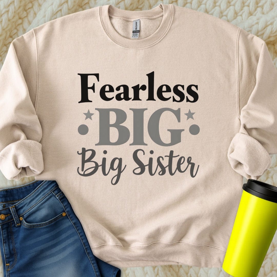 Printify Sweatshirt S / Sand Fearless Sister Sweatshirt