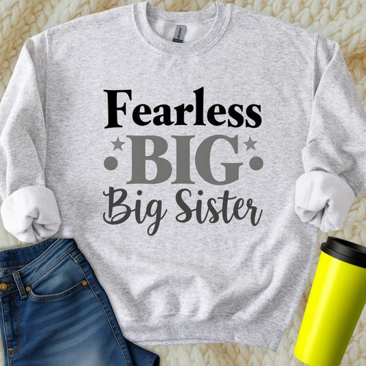 Printify Sweatshirt S / Ash Fearless Sister Sweatshirt