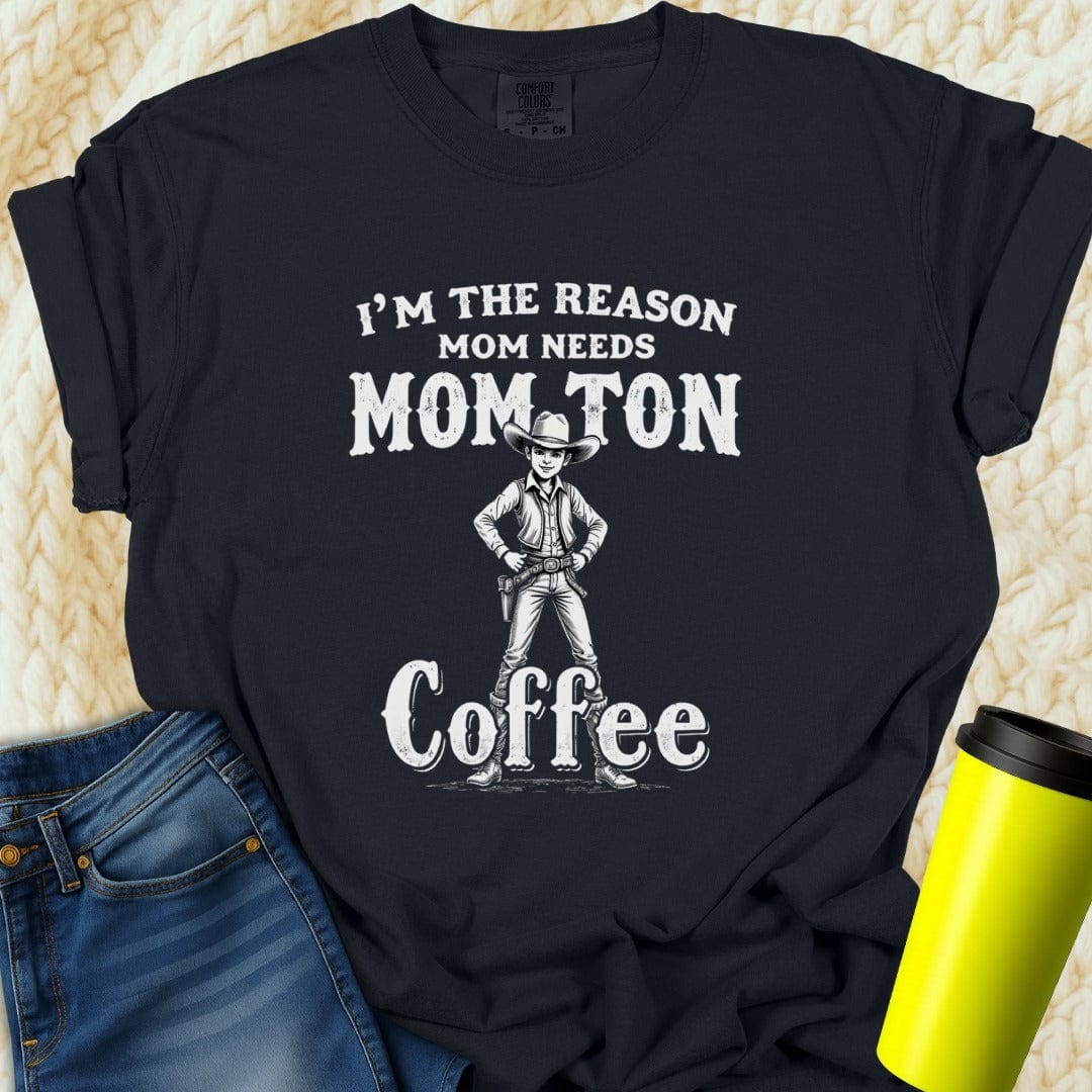 Printify T-Shirt Black / S Funny Mom T-Shirt