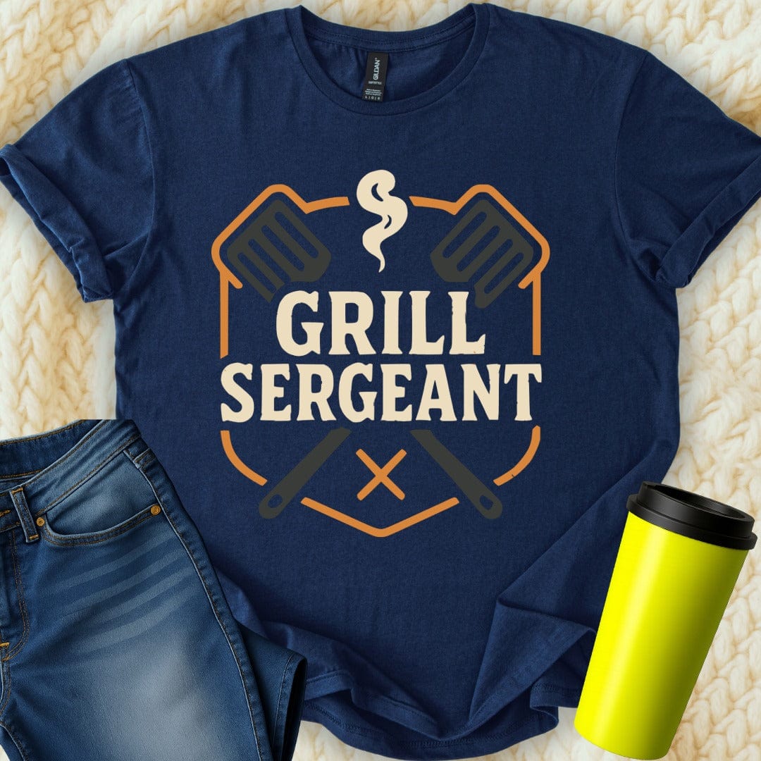 MyDesigns Physical Item Grill Sergeant Graphic T-Shirt For BBQ Lovers