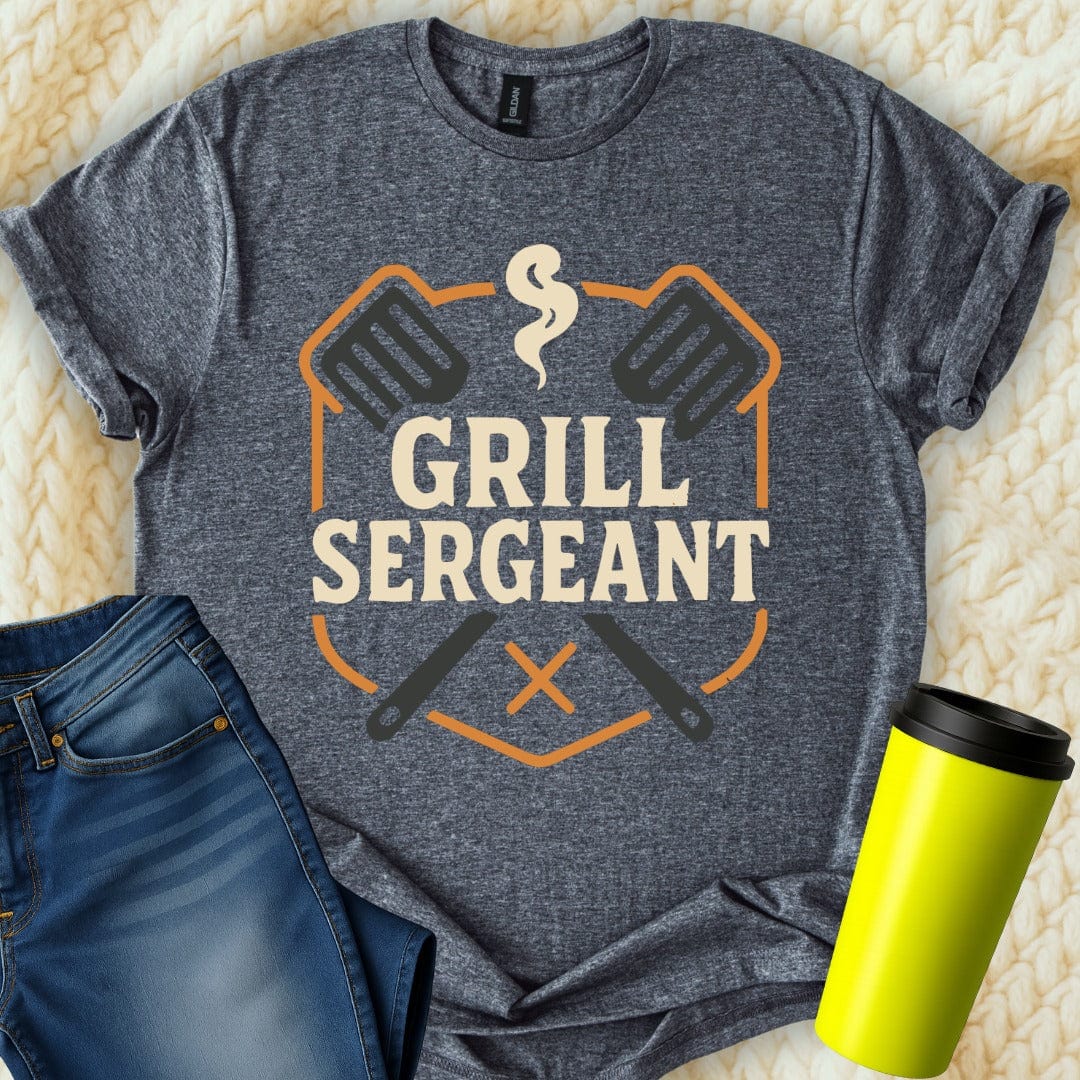 MyDesigns Physical Item Grill Sergeant Graphic T-Shirt For BBQ Lovers